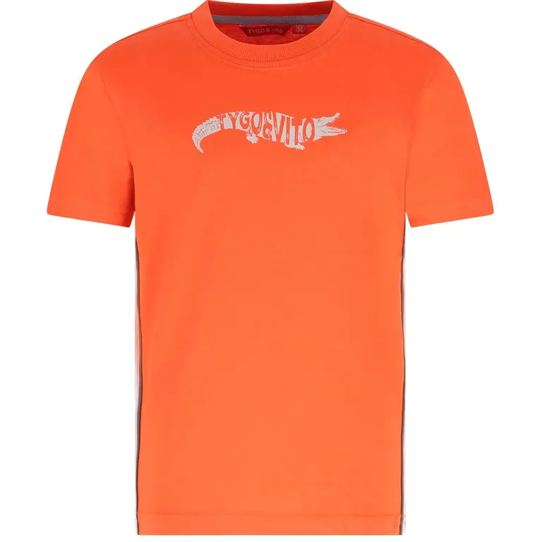T-shirt Wessel (mandarin red)