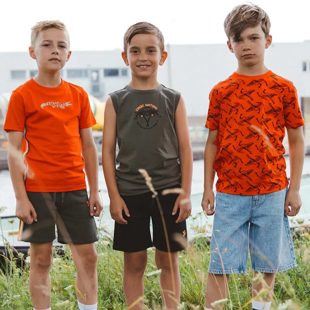 T-shirt Wessel (mandarin red)