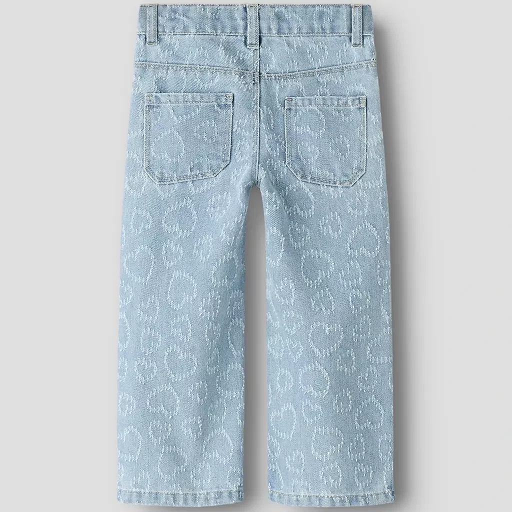 Jeans WIDE LEG harten Rose (light blue denim)