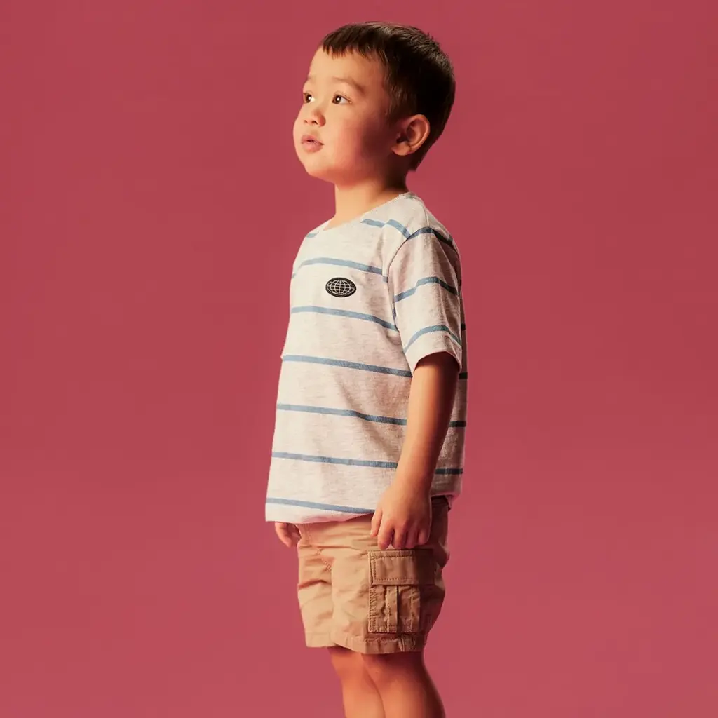 Korte cargo broek STRAIGHT FIT Ryan (aluminum)