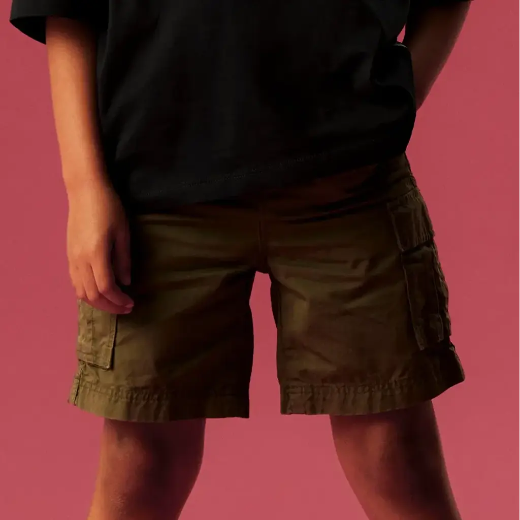 Korte broek cargo STRAIGHT FIT Ryan (olivine)