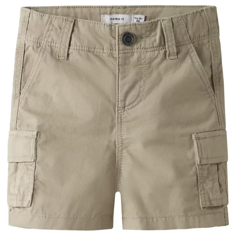 Korte broek cargo STRAIGHT FIT Ryan (aluminium)