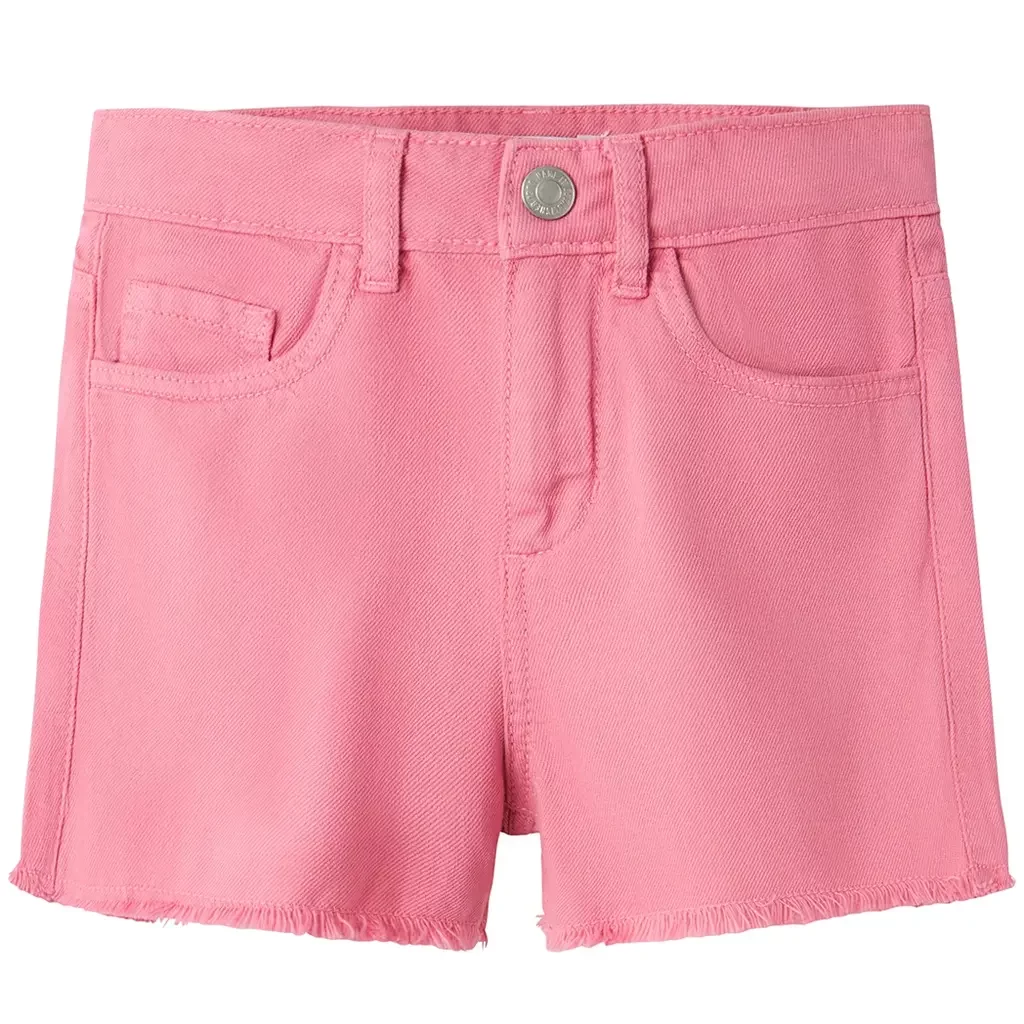 Korte broek twill MOM FIT Rose (aurora pink)