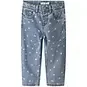 Name It Jeans MOM FIT Bella (medium blue denim hearts)