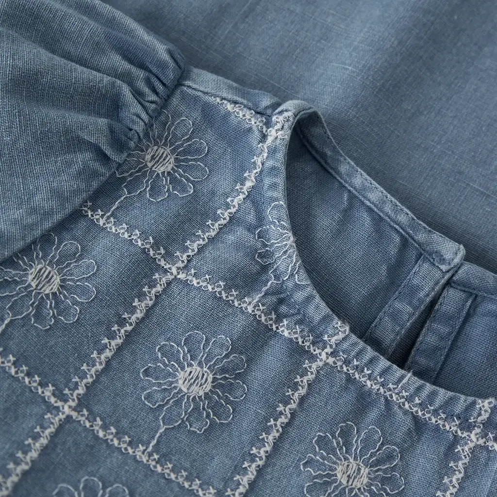 Spijkerjurkje Herta (faded denim)