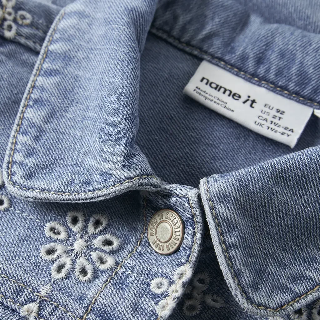 Spijkerjasje anglaise Harper (light blue denim)