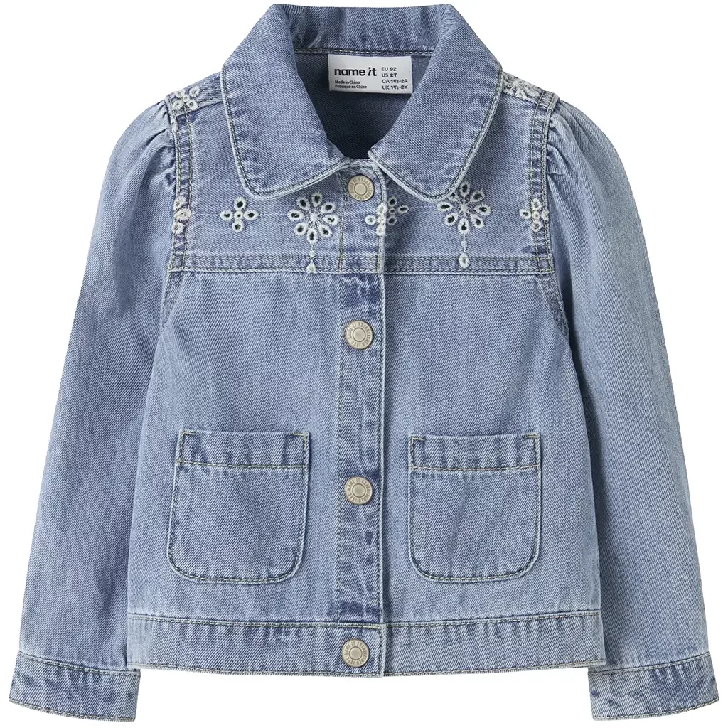 Spijkerjasje anglaise Harper (light blue denim)