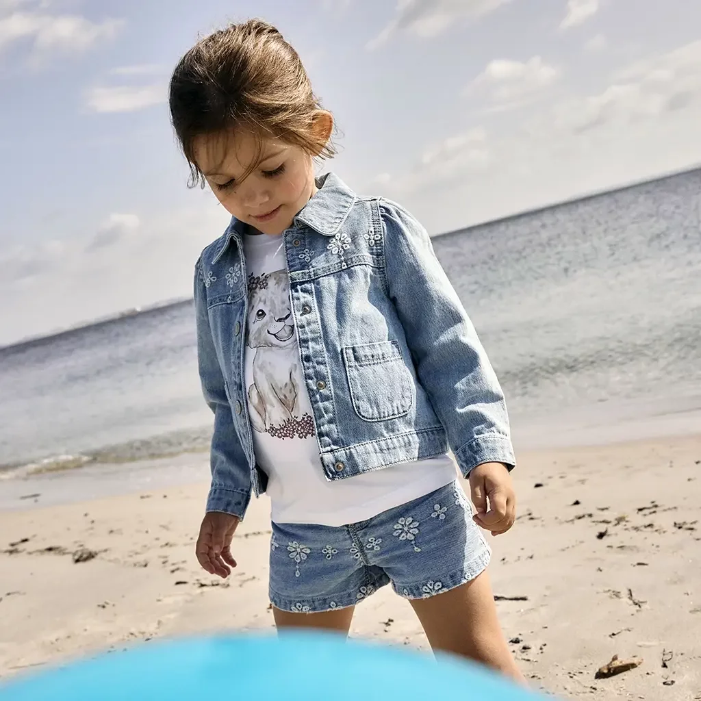 Spijkerjasje anglaise Harper (light blue denim)