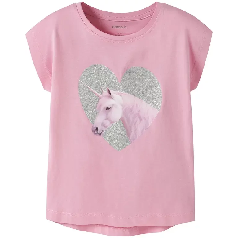 T-shirt Votia (pink drink glitter unicorn)