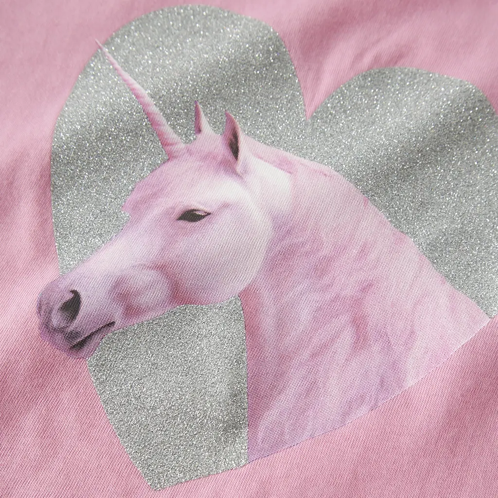 T-shirt Votia (pink drink glitter unicorn)