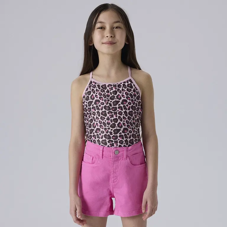 Korte broek STRAIGHT FIT twill Rose (strawberry moon)