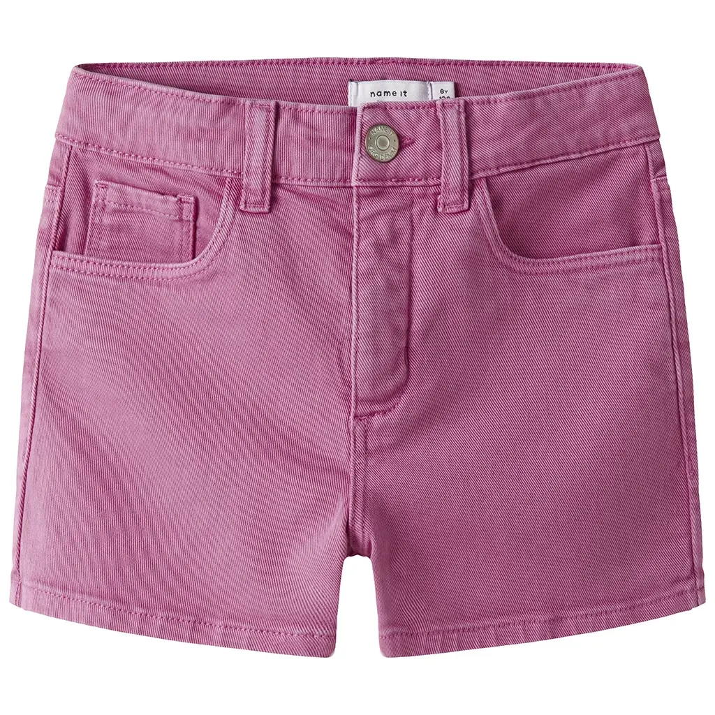Korte broek STRAIGHT FIT twill Rose (strawberry moon)