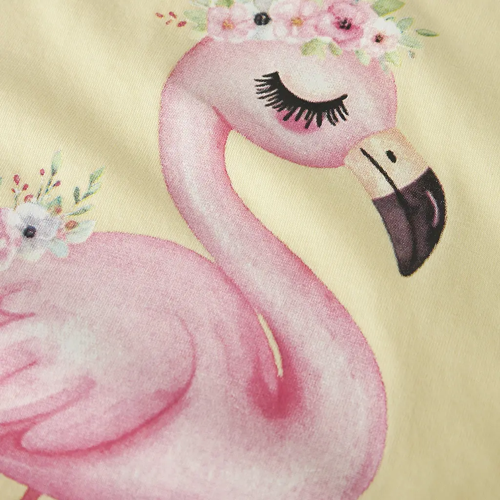 T-shirt Votia (double cream flamingo)