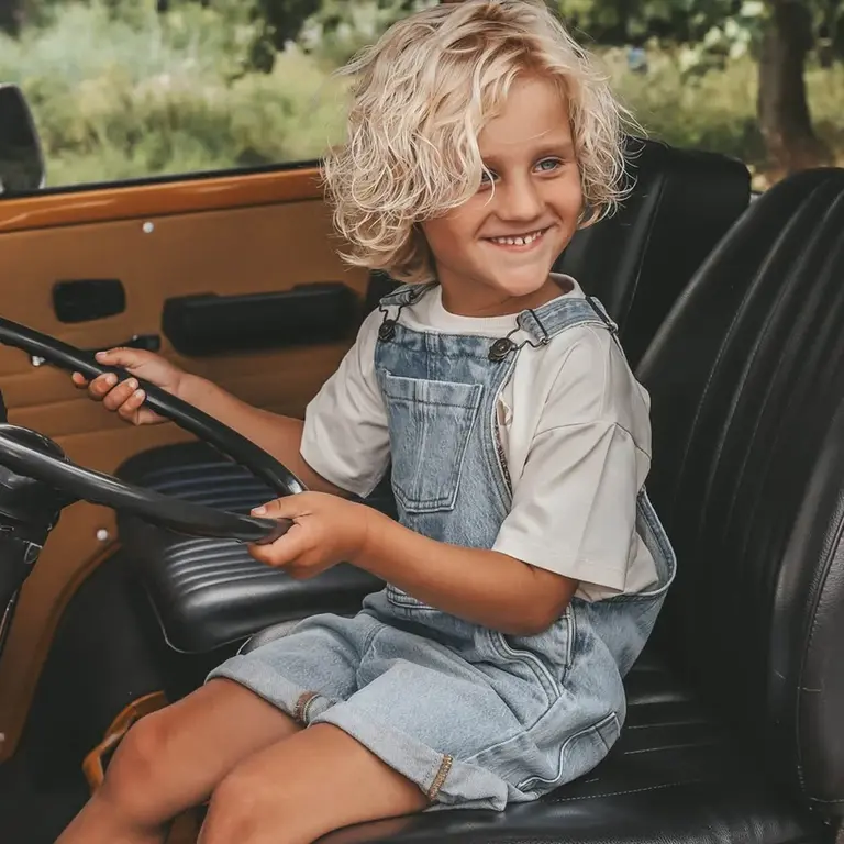 Tuinbroekje (denim light blue)