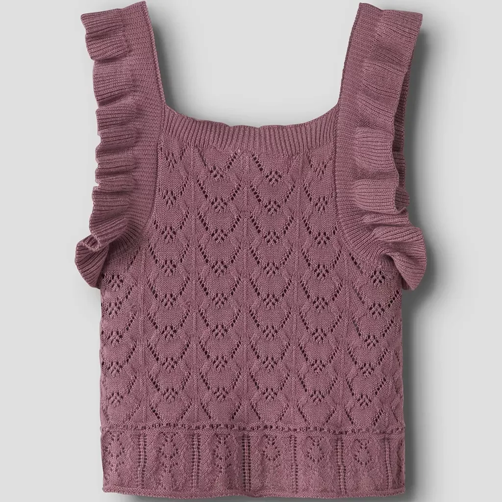 Gebreid topje (mesa rose)