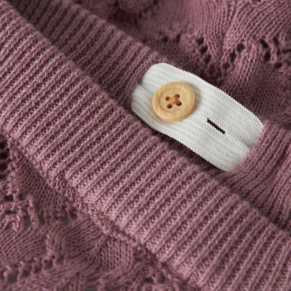 Gebreid kort broekje (mesa rose)