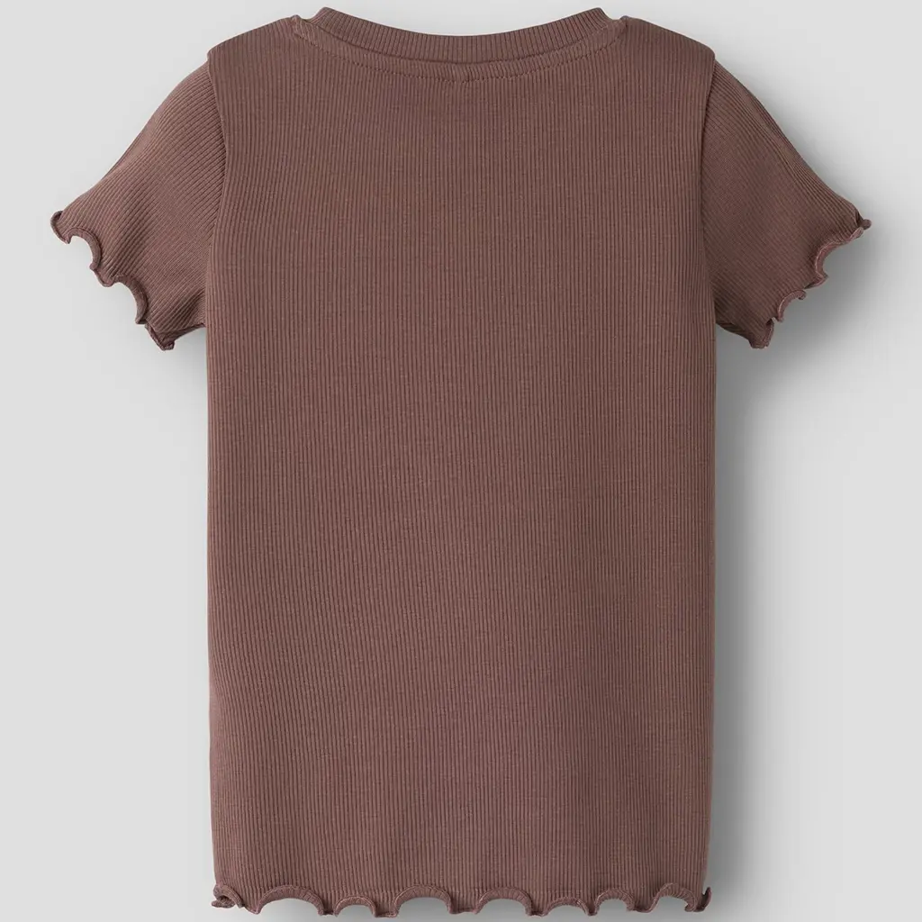T-shirt rib Hanilia (marron)