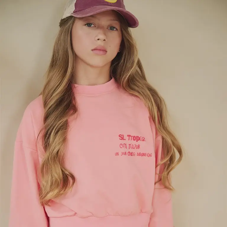 Trui Kex cropped (peach blossom)