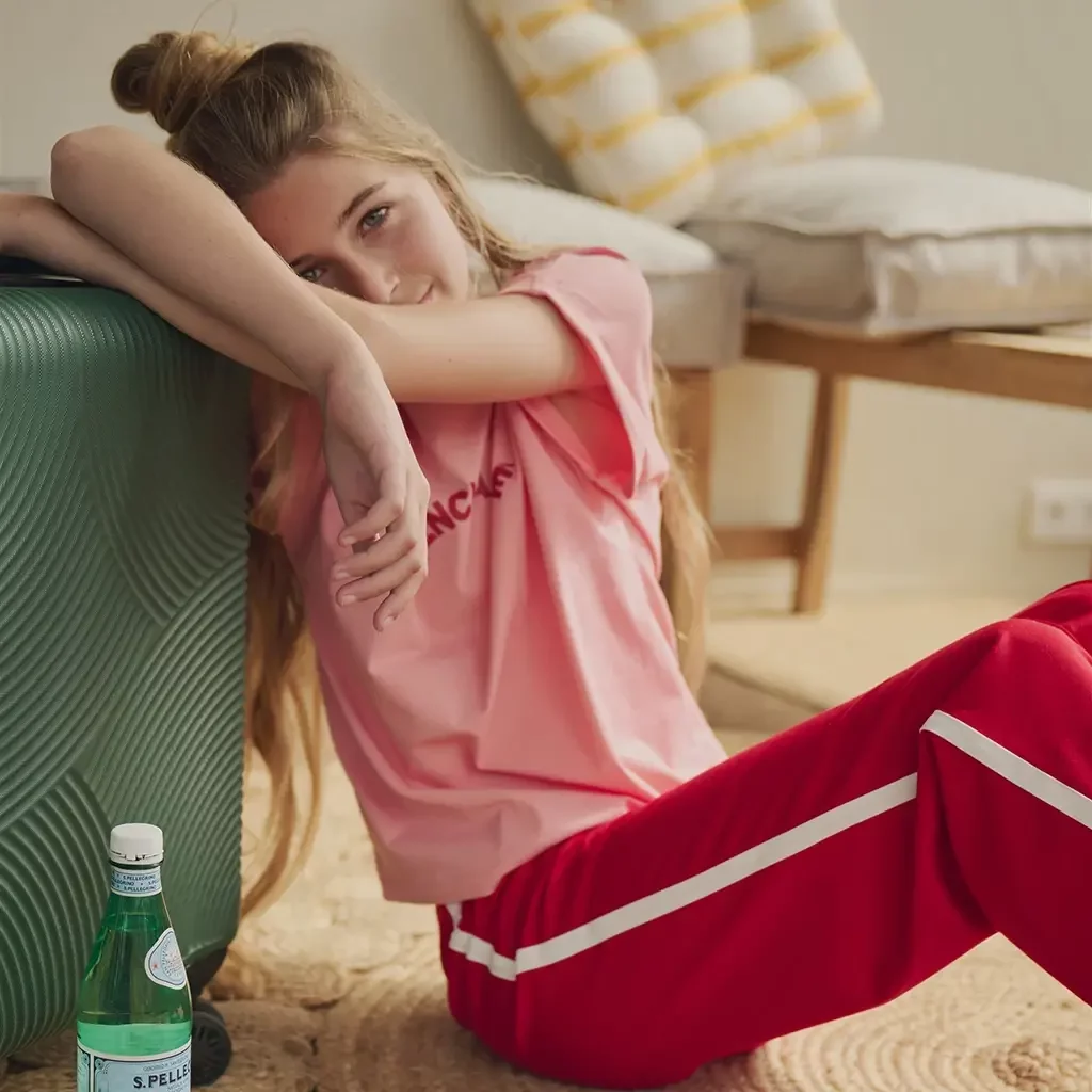 T-shirt Kasis backprint (peach blossom)