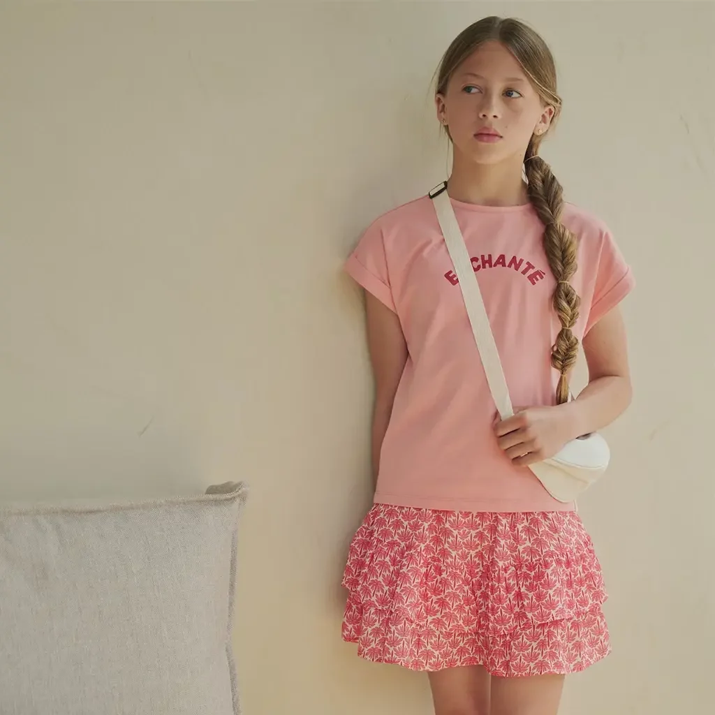 T-shirt Kasis backprint (peach blossom)