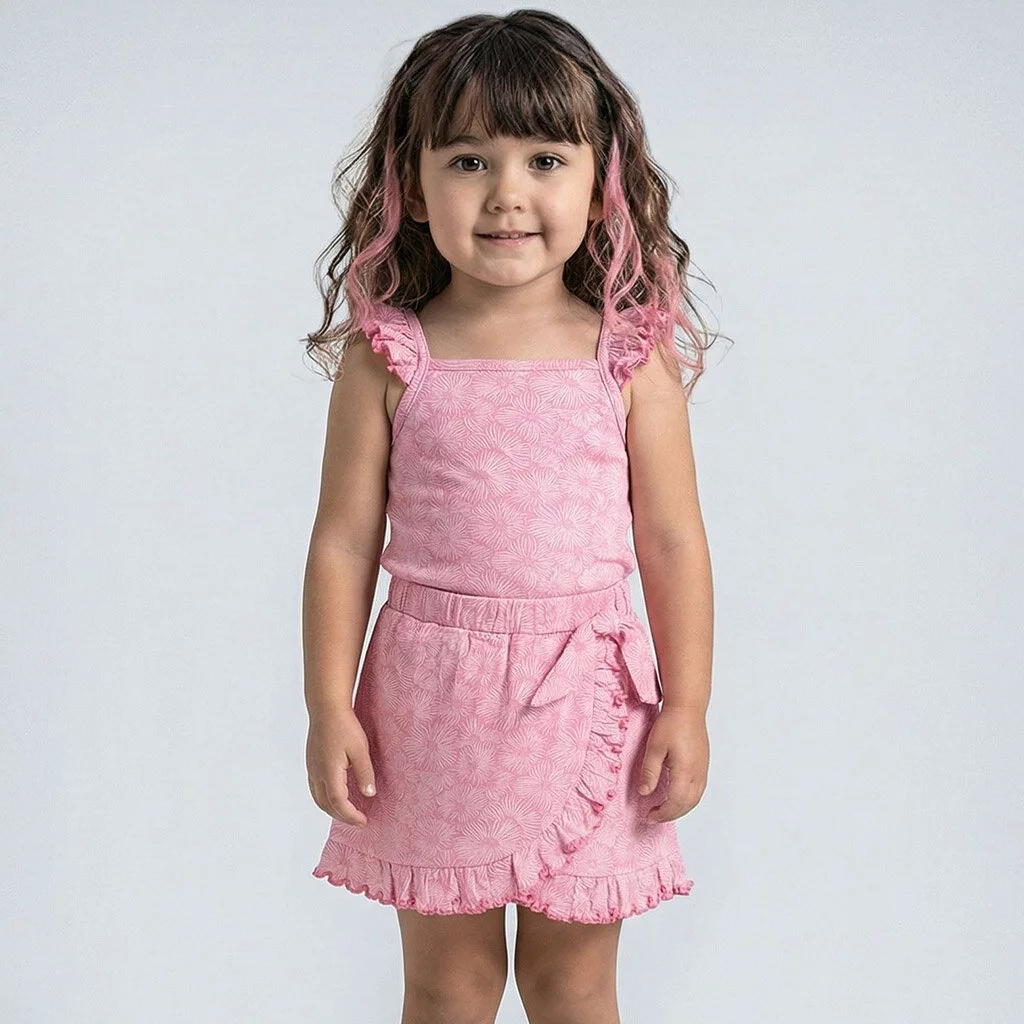 Rokje Didi (aop pink flower)