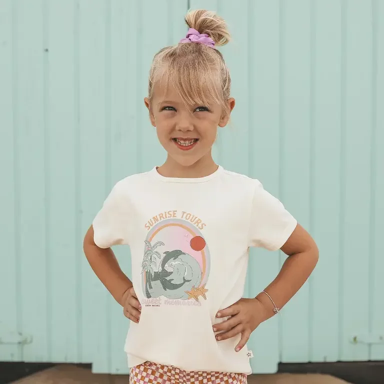 T-shirt Sunrise (white swan)