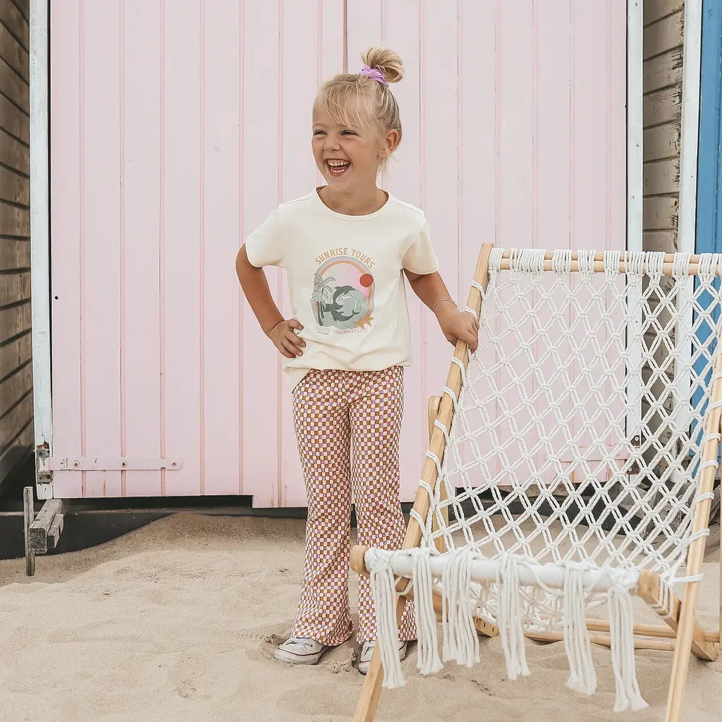 Broek/legging flared (multicolor)