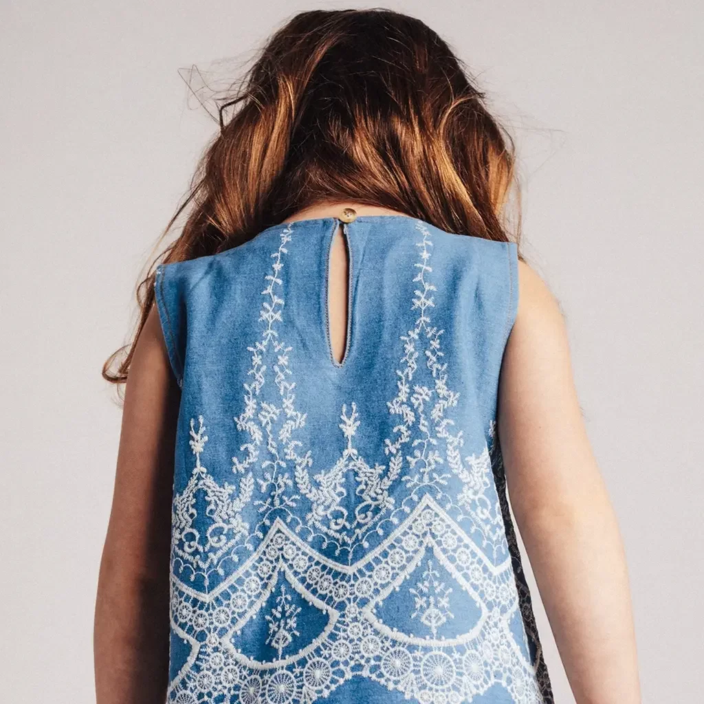 Topje Maia (blue denim)