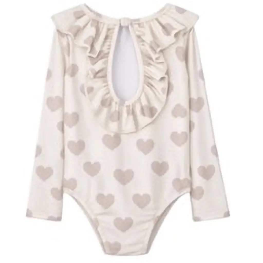 Badpak longsleeve Bella (creme oat)