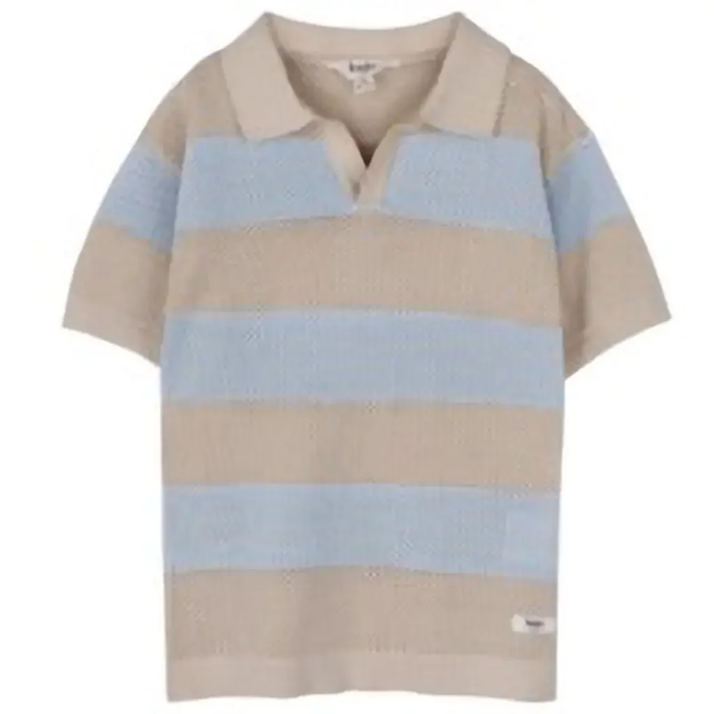 Gehaakte olo t-shirt Sev (blue steel)