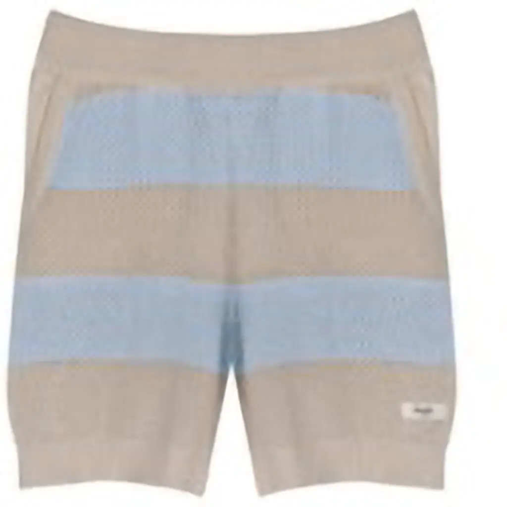 Gehaakte korte broek Seth (blue steel)