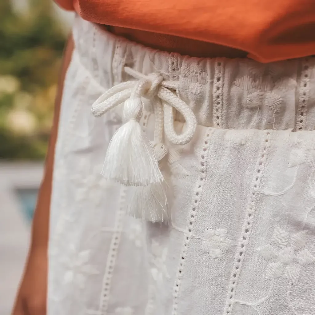 Rokje Schiffly (antique white)