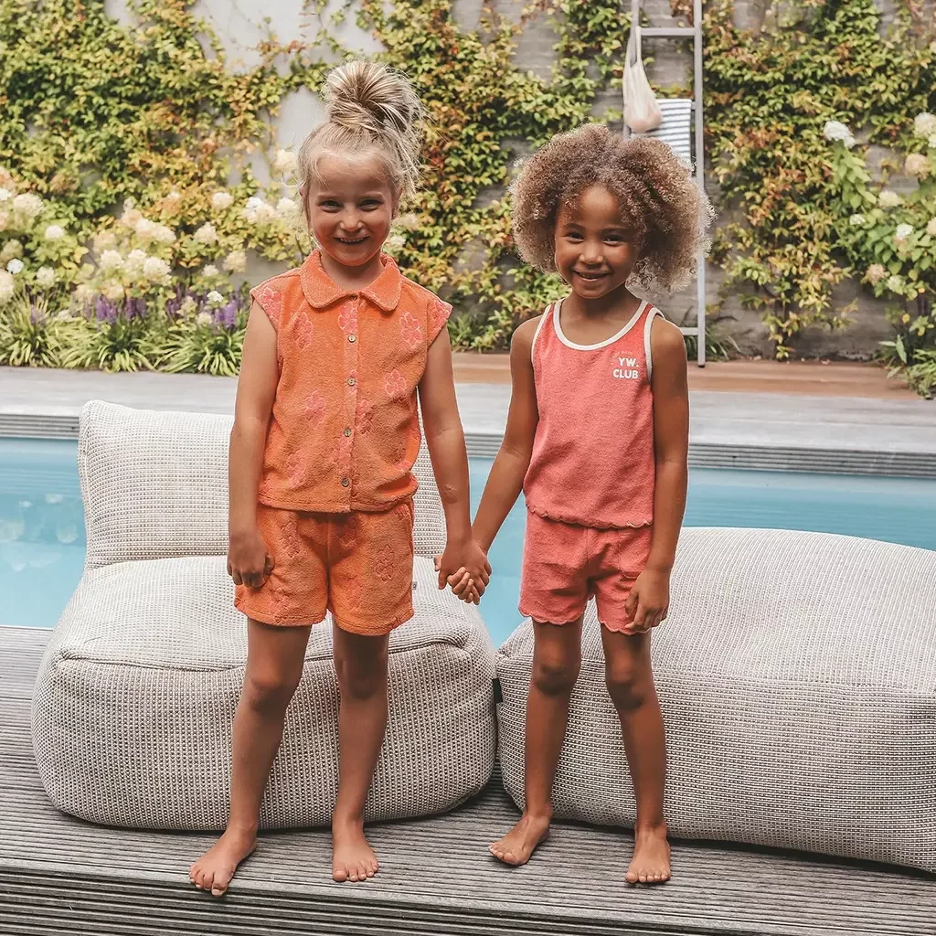 Top Flower Terry (coral)