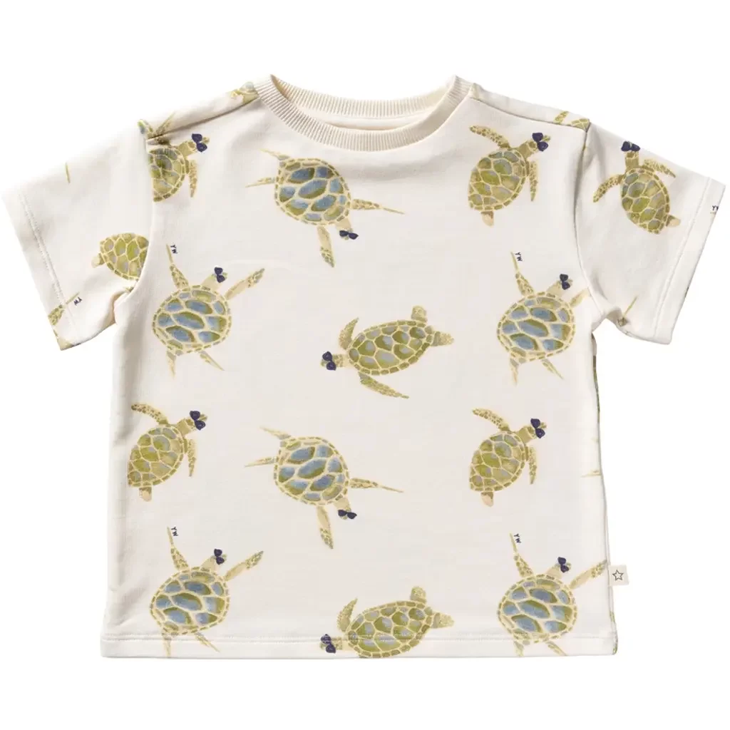 T-shirt Cool Turtle (antique white)