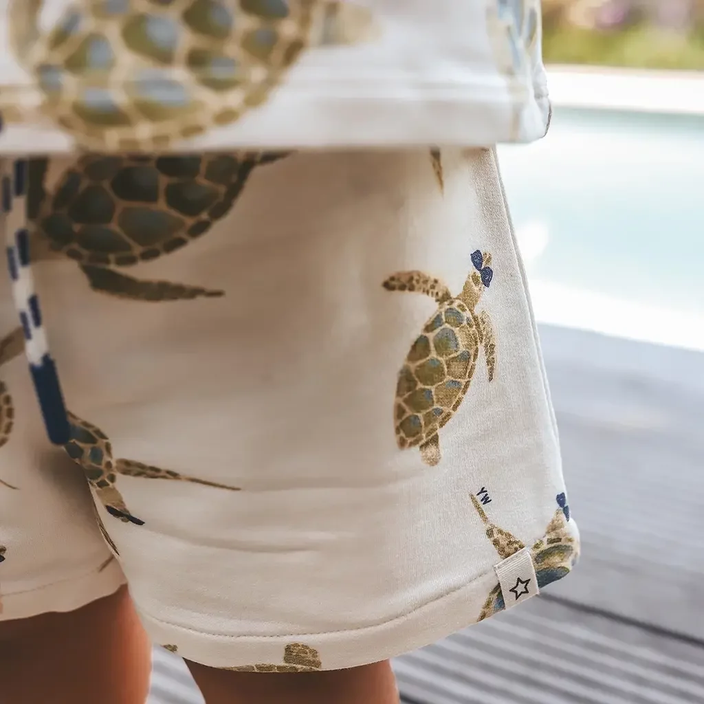 Korte broek Cool Turtle (antique white)