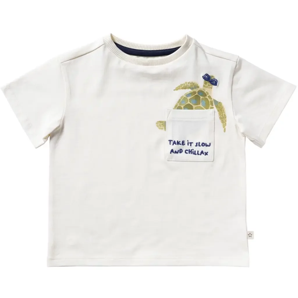 T-shirt Take It Slow (antique white)
