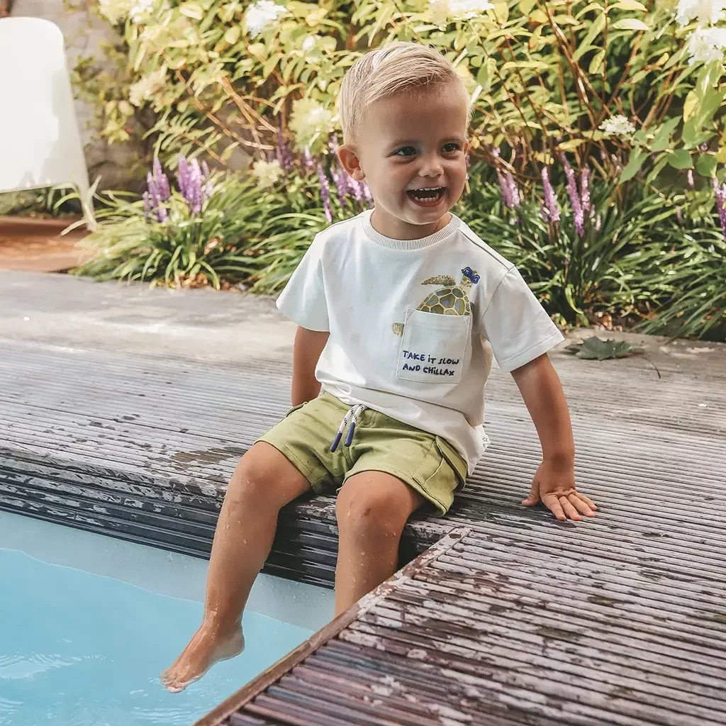 T-shirt Take It Slow (antique white)