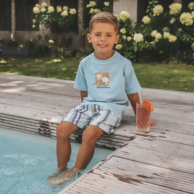 T-shirt Sun (aquamarine)