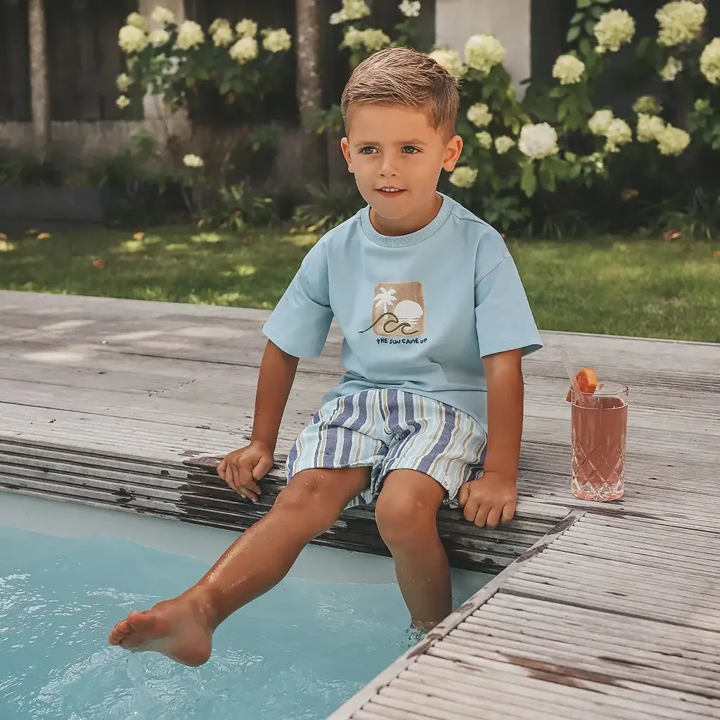 T-shirt Sun (aquamarine)