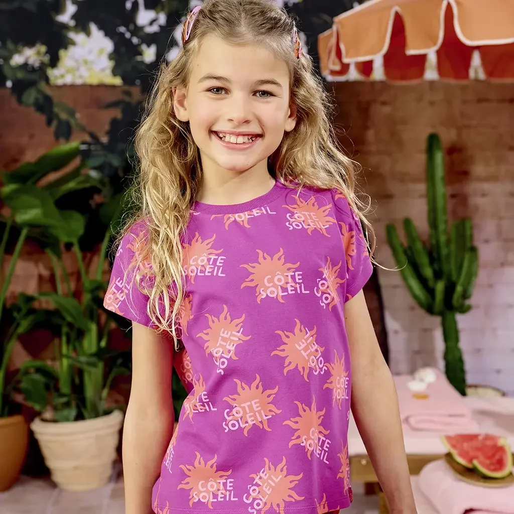 T-shirt Yinthe (foxy violet)