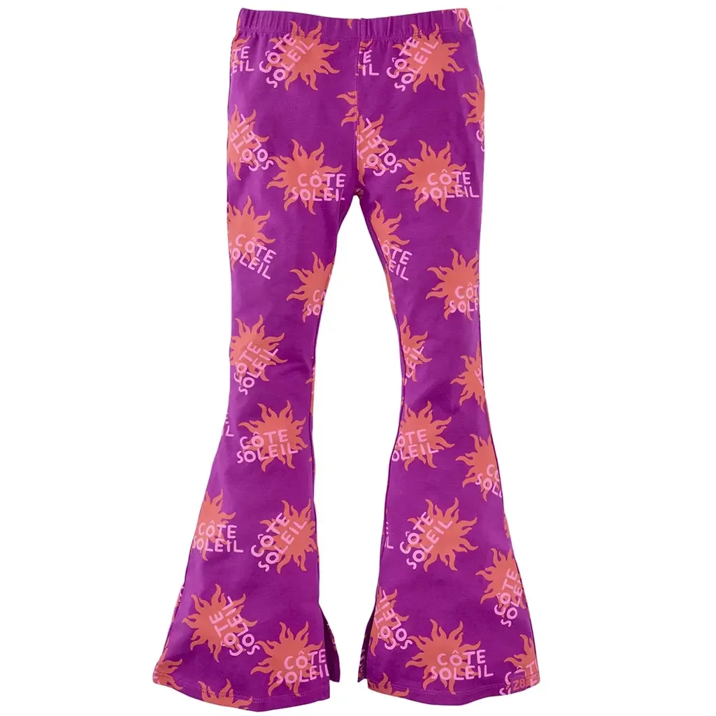 Broek FLARED Amani (foxy violet)