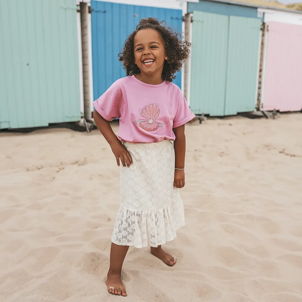 Rok Floral lace (white swan)