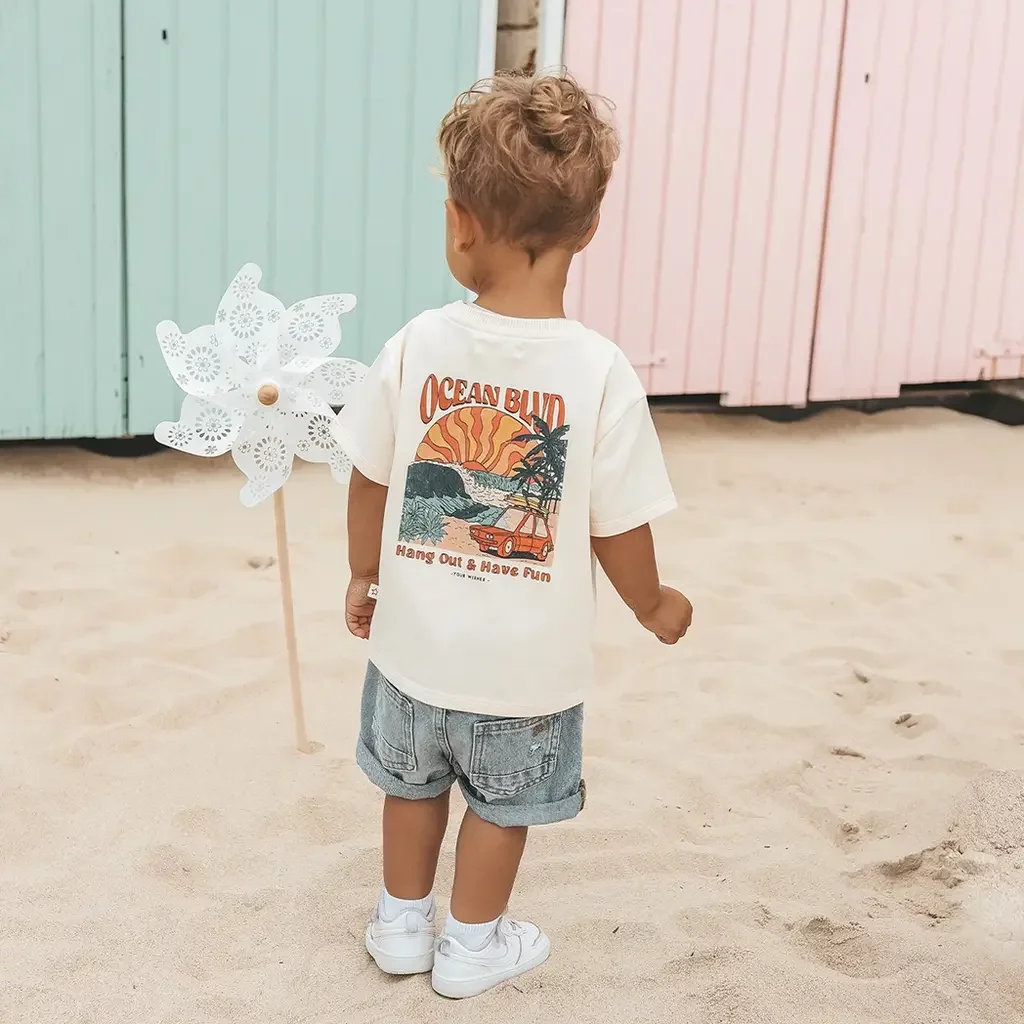 T-shirt oversized fit (white swan)