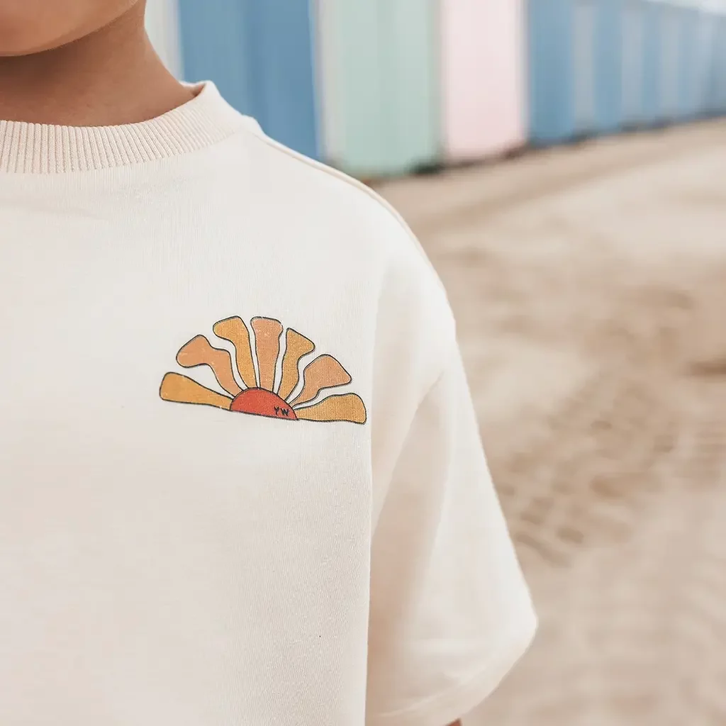 T-shirt oversized fit (white swan)