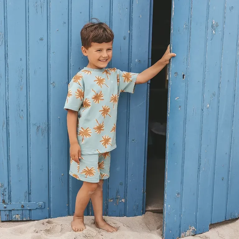 T-shirt Palms oversized fit (ocean)