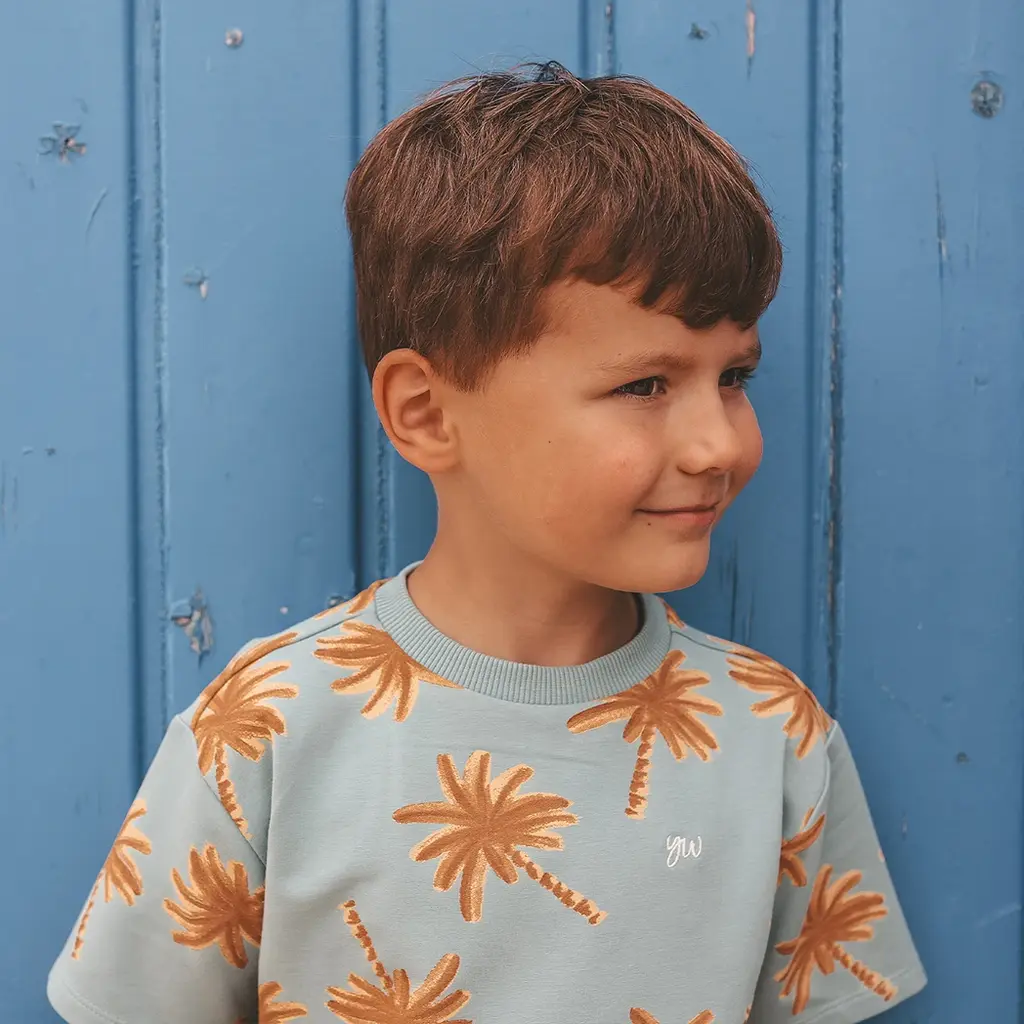 T-shirt Palms oversized fit (ocean)