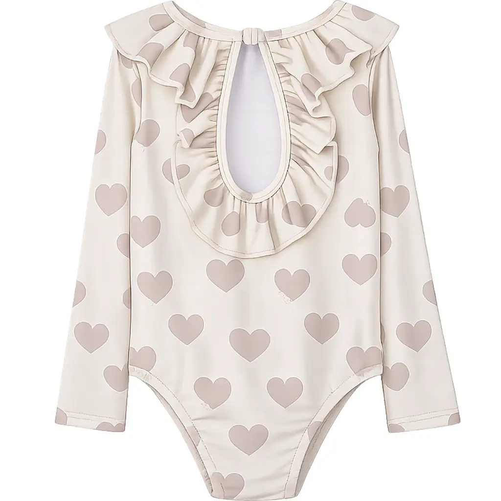 Badpak longsleeve Bella (creme oat)