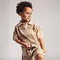 Baje Studio Gehaakte polo t-shirt Sev (taupe)