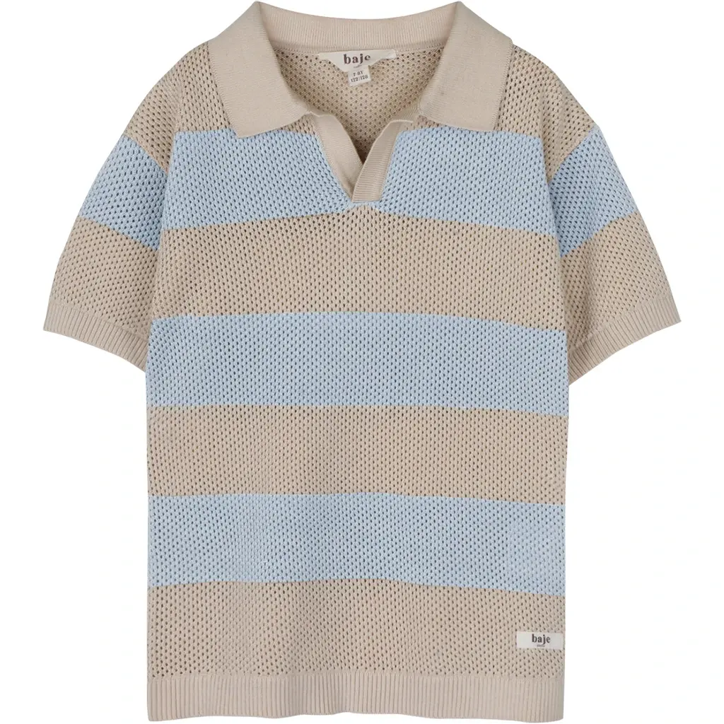 Gehaakte olo t-shirt Sev (blue steel)