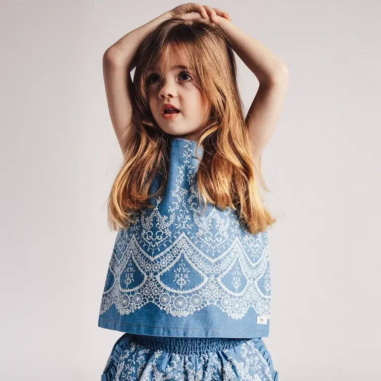 Topje Maia (blue denim)